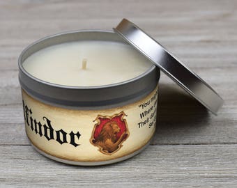 Butterbeer - Gryffindor Harry Potter Inspired 8 oz. Soy Wax Candle