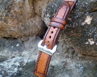 Leather Watch Band, Panerai Strap, Leather Watch Strap, Men's Panerai Band, Watch Bands, Leather Straps, Panerai Watch Strap