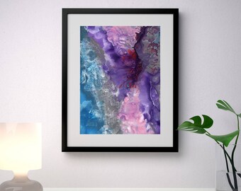 Purple And Grey Wall Art purple grey wall art | etsy Purple And Grey Wall Art purple grey wall art | etsy