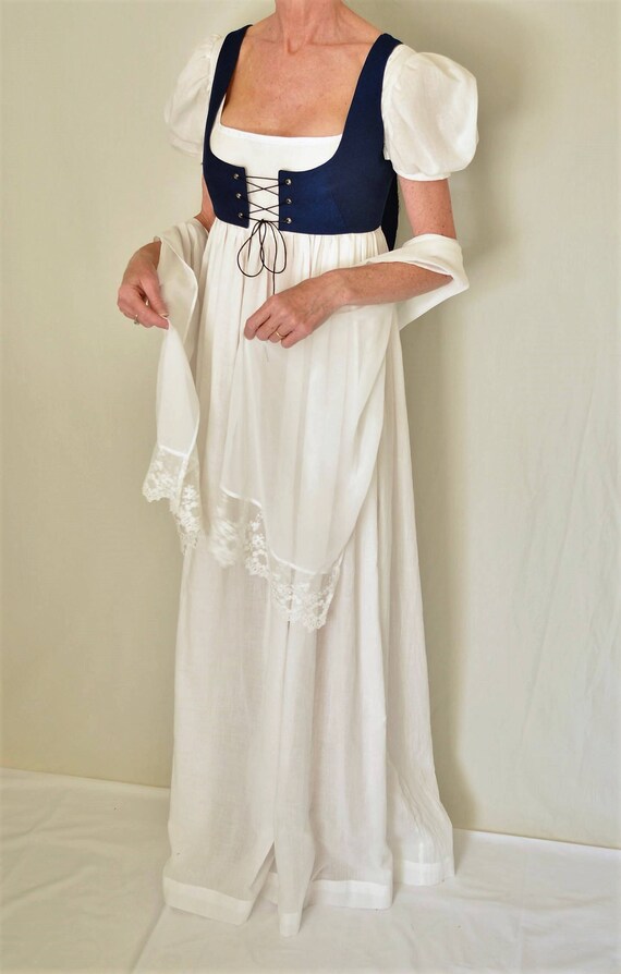 Regency Dress 4 Jane Austen Dress Wedding Dress 3 Piece