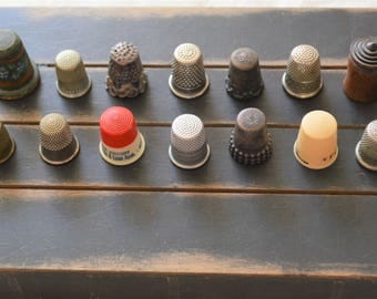 Set of vintage thimbles
