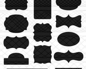 Chalkboard Labels Bundle SVG, PNG, and STUDIO3 Cut Files for Silhouette Cameo/Portrait and Cricut Explore DIY Craft Cutters