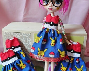 Pikachu Pokémon for Pullip dress