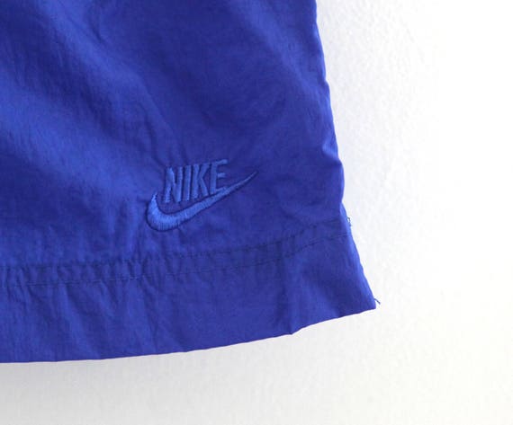 Vintage 90s nike shorts blue purple nylon