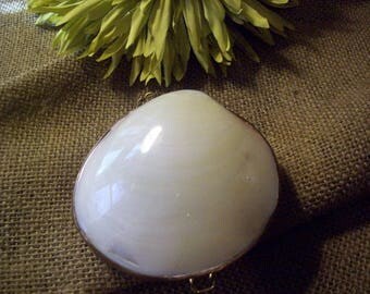 20s Clam Shell Brass-Hinged Trinket Pill Coin Box