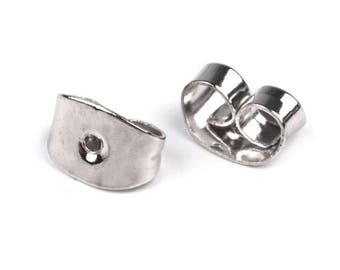20 Stoppers earrings Platinum Silver earrings