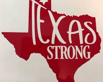 TEXAS STRONG DECAL