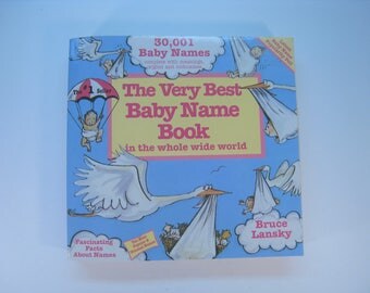 Baby Shower Game Alternative Children's Book Names Blue