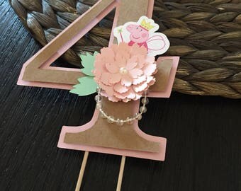 Peppa Pig Cake Topper