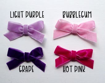 Velvet Bow! Headband or Hair clip