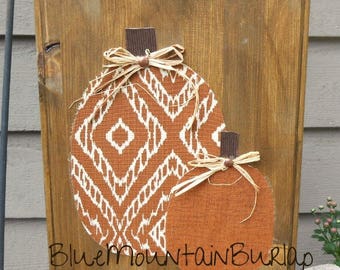 Wood Pumpkins Garden Flag, Outdoor Garden Flag, Pumpkin Garden Flag, Fall Garden Flag, Fall Yard Flag