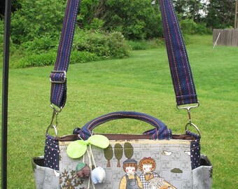 Women bag,Peter & Jenny crossbody bag, canvas bag,Denim bag , crossbody bag, canvas messenger bag, messenger....P004