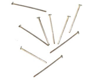 Pack of 500 35mm silver metal studs