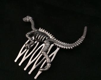 metal dinosaur skeleton