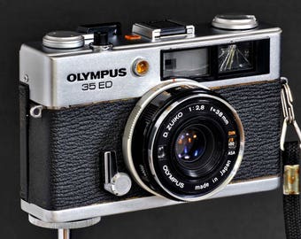 Olympus 35 ED RF 35mm Rangefinder Camera w 42mm f/2.8 Prime Lens NiCE ! except for...