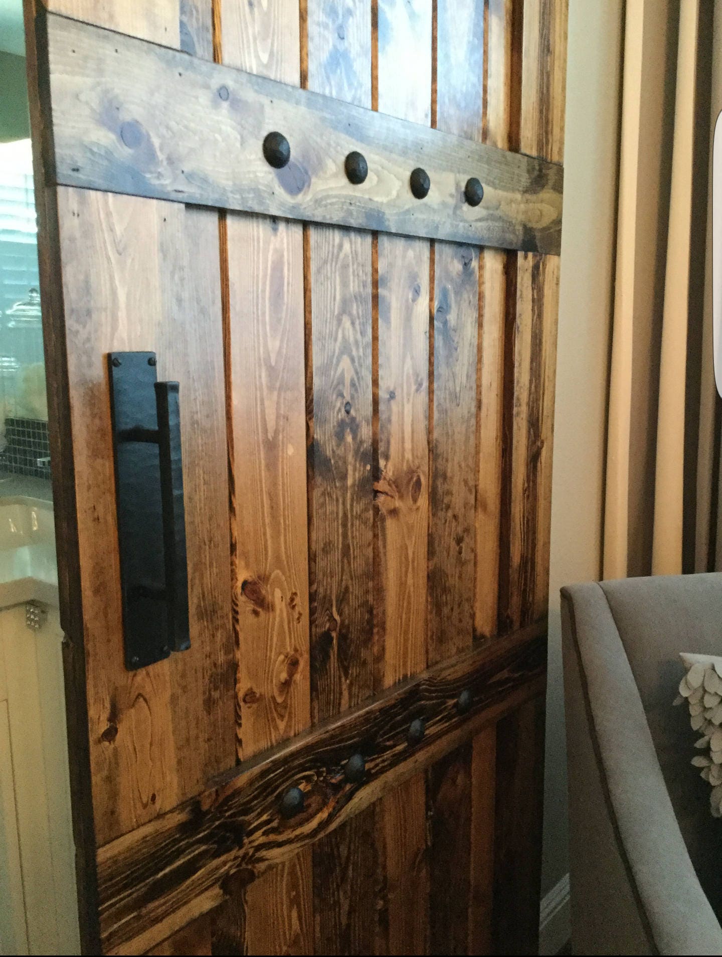 Interior Barn Door - Sliding Wooden Door - Barn Door with Hardware