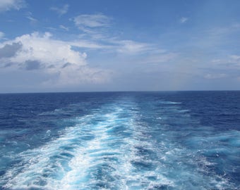 Caribbean Cruise ship tail