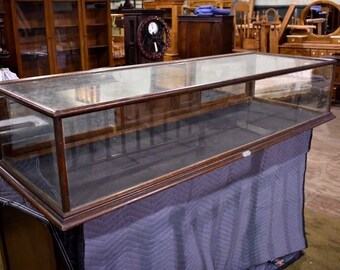 Antique Counter Top Glass Oak Mercantile Display Case Antique Counter Top Glass Oak Mercantile Display Case