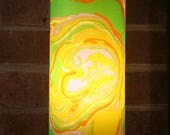 Lamp recycled marbled fab...