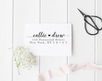 Return Address Stamp, Custom Address Stamp, Self Inking Return Address Stamp, Custom Self Inking Stamp, NewlyWeds Gift, Housewarming Gift