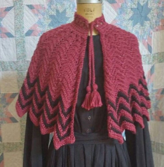 Trembly 1960s Wool Capelet