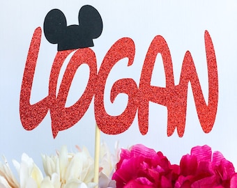 Mickey mouse cake topper | Mickey mouse party | Disney party | Cupcake toppers | Mickey Mouse Decor | First birthday decor