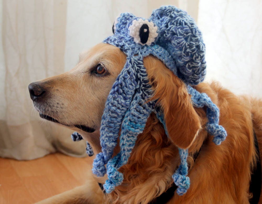 Funny Dog Hat Octopus Hat for Dogs Funny Pet Accessories