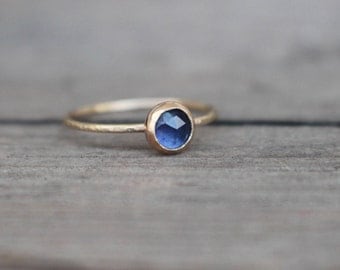 14 k Gold Sapphire Ring