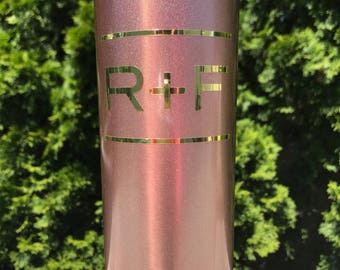 Rodan and Fields cup Yeti -like tumbler - RF 20oz drink cup - Teal - Rose Gold - Gunmetal - metallic gold - Vinly decal Ready to Ship R+F