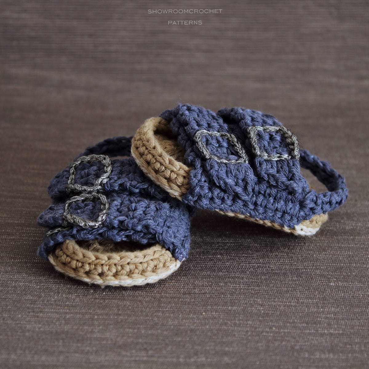 Crochet PATTERN. Birkenstock style baby sandals.