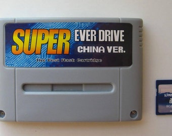 Sale! Super Everdrive Nintendo SNES Famicom Flash Cart + 8gb Sd Card PAL/NTSC Supayboy S Retron 3