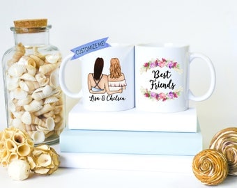 Best Friend Mugs | Best Friend Gifts | Bestfriend Gifts | Gift for Friend | You're my Person | For Best Friend | Soul Sisters