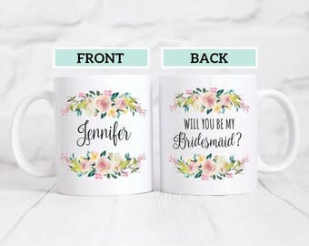 Will You Be My Bridesmaid Mug / Bridesmaid Proposal Mug / Bridesmaid Coffee Mug / Bridesmaid Proposal Gift / Bridal Party Mugs