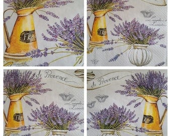 4x Paper Napkins for Decoupage Decopatch Vintage Mary Roses