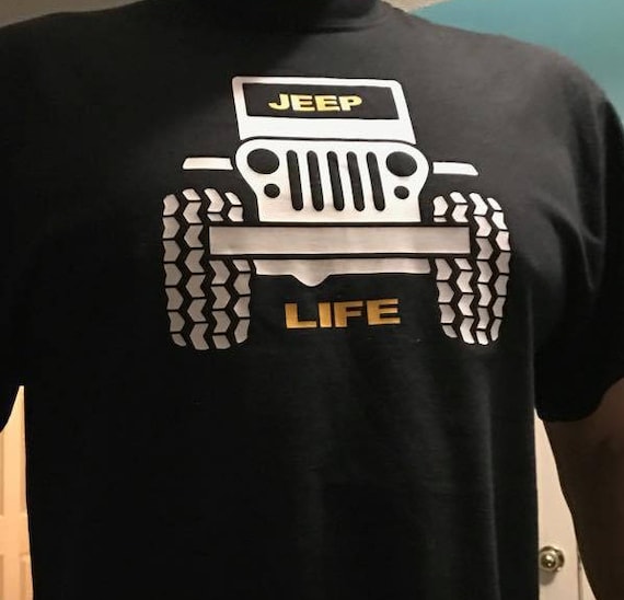 Jeep Life T-shirt Handmade custom colors Jeep Life unisex