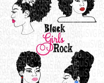 Download Afro puffs svgAfro puff svg Sistah svg Silhouette
