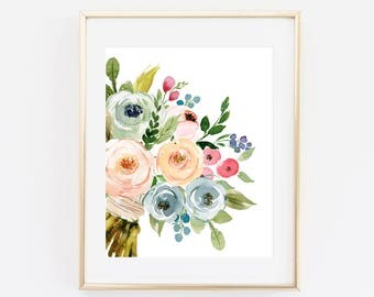 Floral print | Etsy