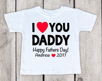 happy fathers day baby shirt