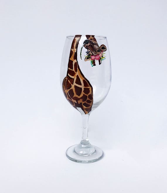 La Giraffe Wine Glass 21 oz