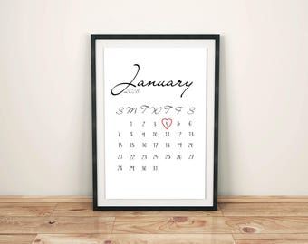 Pregnancy announcement calendar Due date calendar Baby birth announcement Printable birth calendar Baby prediction calendar Pregnancy reveal