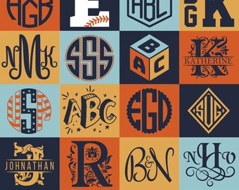 Monogram Fonts Svg Monogram Font Svg Monogram Font Bundle Svg Monogram Alphabet Svg Monogram Letters Files Silhouette Studio Cricut Svg Dxf