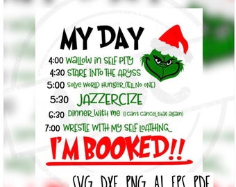 the grinch im booked