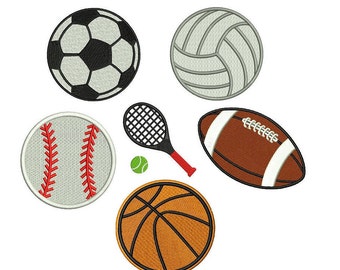 Volleyball Embroidery Design - 6 designs - machine embroidery INSTANT DOWNLOAD