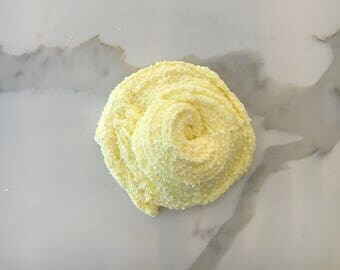 Lemon Drop Floam, Yellow Floam, Yellow Slime, Stretchy Slime, Official Honey Bee Slimezz Floam