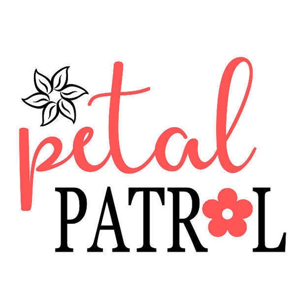 Download Petal Patrol Flower Girl SVG File For Personal or Commerical