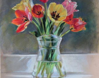 soft pastels Tulips