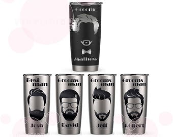Groomsmen Tumblers. Mr & Mrs Tumblers. Stainless steel Tumbler. Wedding Tumbler. 20oz Tumbler. Bridal Party Gift. Bridal Party Tumbler.