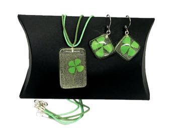 bec and bridge clover set green