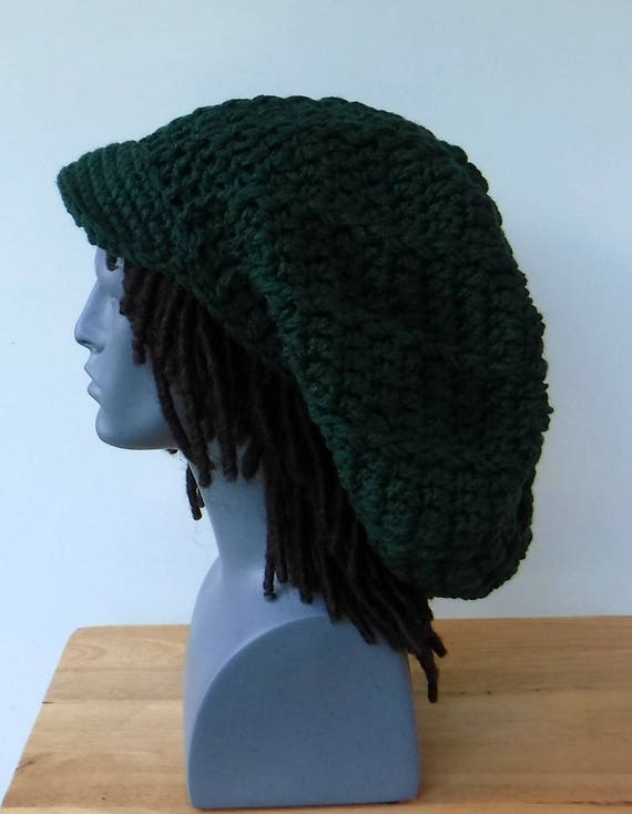 Supersized Dreadlocks Cap/Custom Color Visor Dread Tam Hat