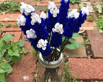 bluebonnet wedding bouquet